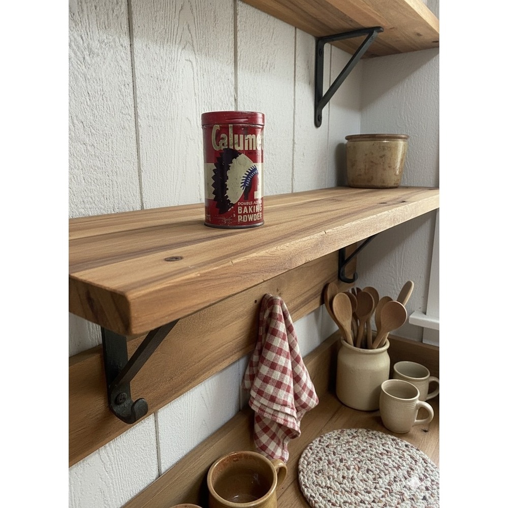 Vtg Calumet Baking Powder Advertising Tin Can 1/2 LB Rusty Crusty Primitive